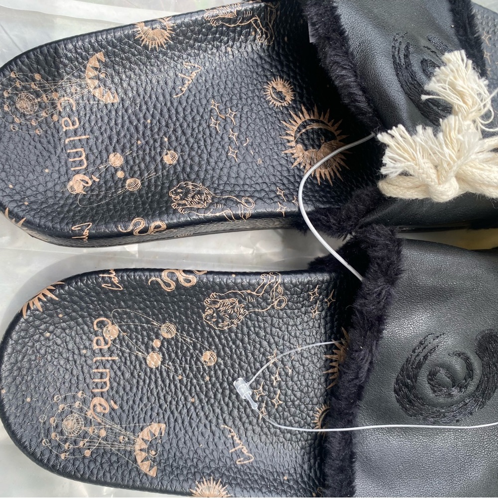 Calme by Johnny Was Zodiac Slide Sandals - Picture 3 of 4